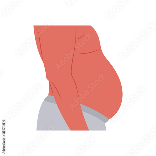 Obesity, Cardiovascular Disease Illustration Icon