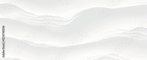 Wavy white abstract monochrome pattern. Vector illustration	

