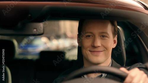 Man Driving Car