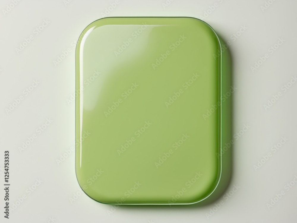 a simple green rectangle with rounded corners a simple green rectangle with rounded corners