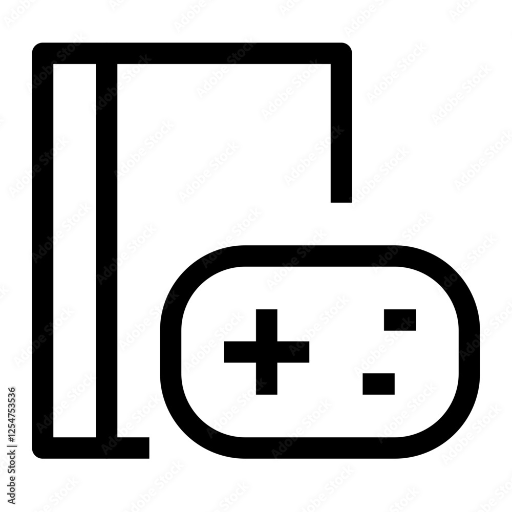 Obraz premium device thin icon