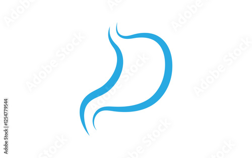 Medical Health Stomach care icon Logo designs Template