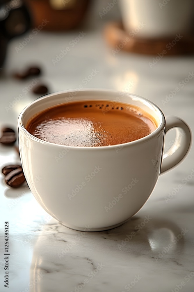 White Coffee Cup on a Clean White Background – Professional Studio Shot White Coffee Cup on a Clean White Background – Professional Studio Shot