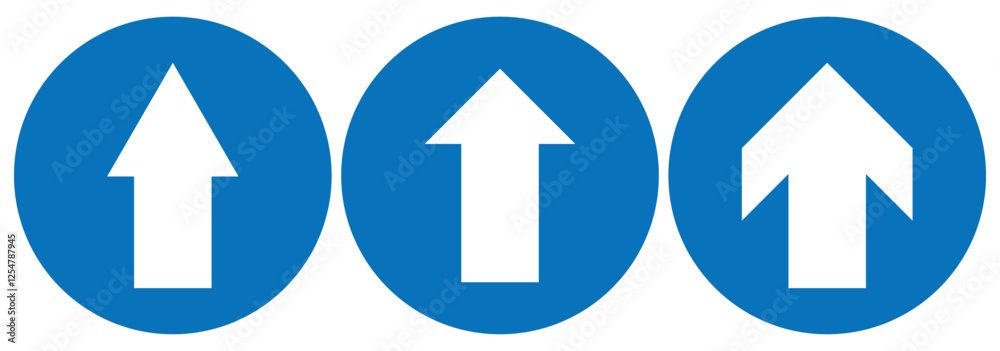 Up arrow button symbols. up arrow pointing sign. Scroll or swipe up. Vector illustration Up arrow button symbols. up arrow pointing sign. Scroll or swipe up. Vector illustration