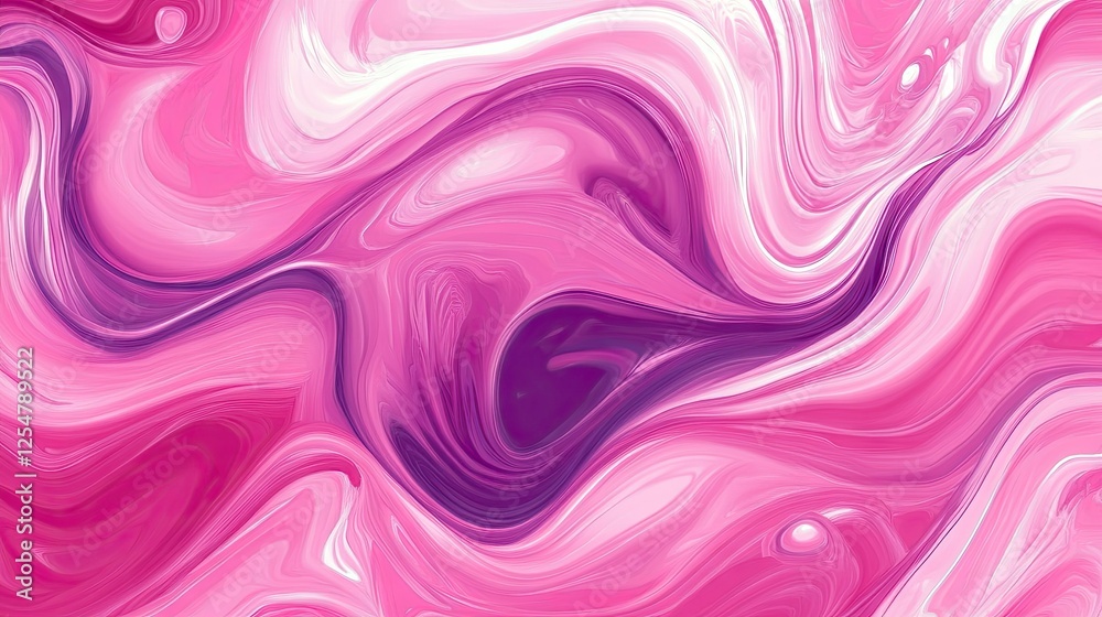 A glossy acrylic paint texture with abstract swirls and modern, stylish color tones.