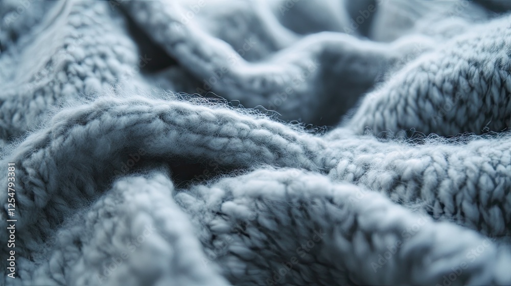 A macro shot of a gently textured wool blanket, showing its softness and warmth. A macro shot of a gently textured wool blanket, showing its softness and warmth.