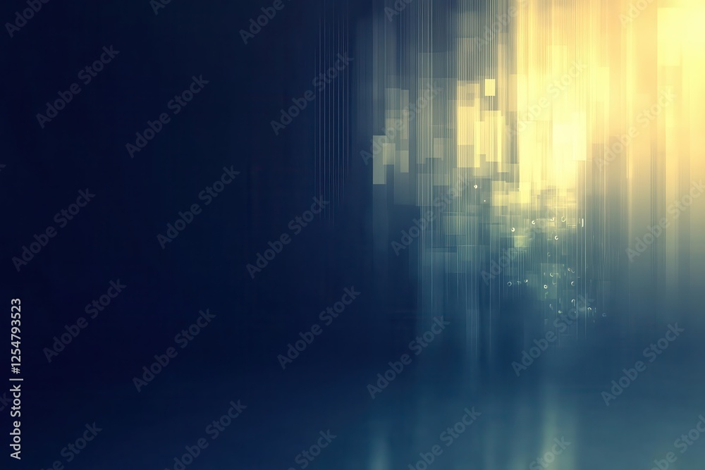 Fototapeta premium Glowing digital lines pulse across a high-tech backdrop, creating a stunning visual display of data flow and innovation.