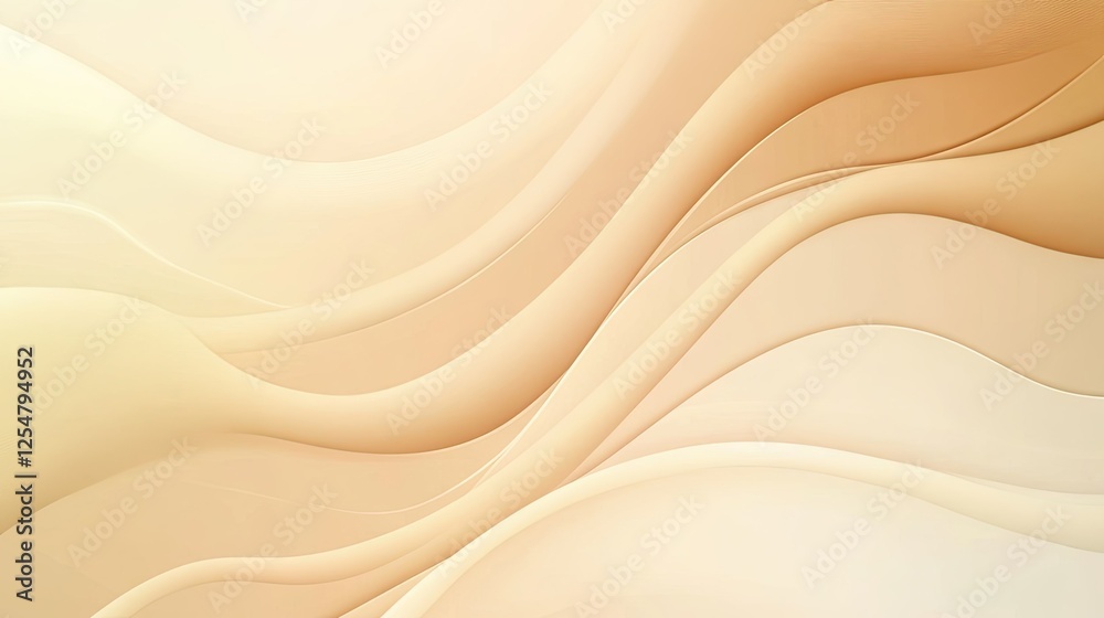 Obraz premium A minimalist textured background with soft gradients and smooth, flowing lines for a contemporary look.