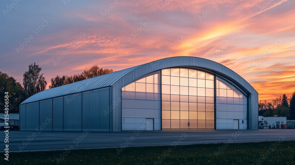 Obraz premium Modern hangar