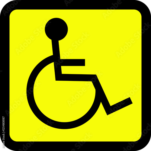 Handicapped patient icon,Disa...