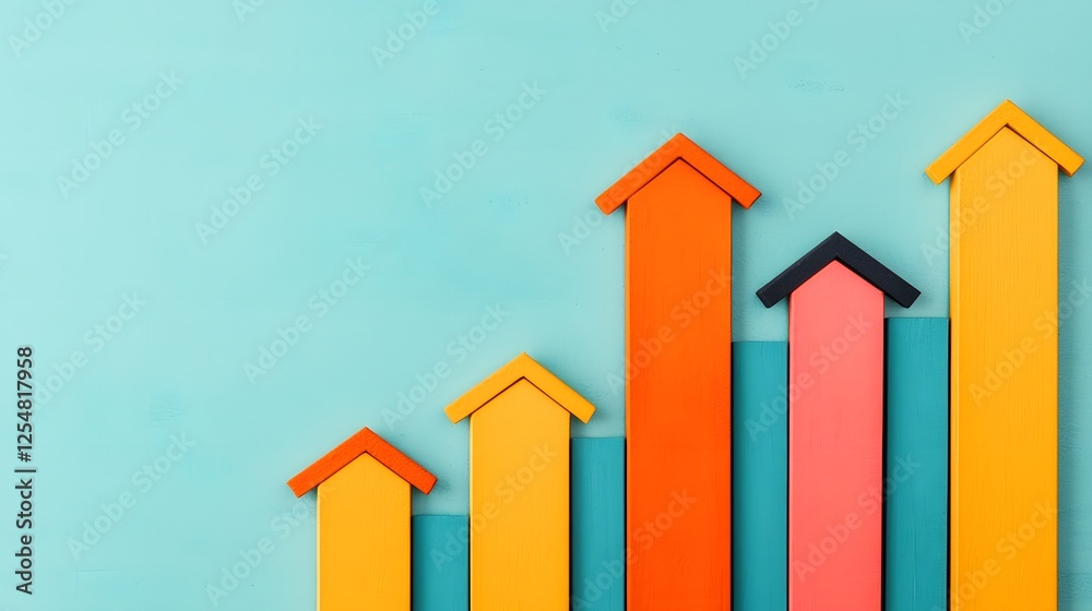Dynamic Visualization of Inventory Trends Showcased Through Brightly Colored Bar Charts. Inventory Management, System, Management Concept Dynamic Visualization of Inventory Trends Showcased Through Brightly Colored Bar Charts. Inventory Management, System, Management Concept