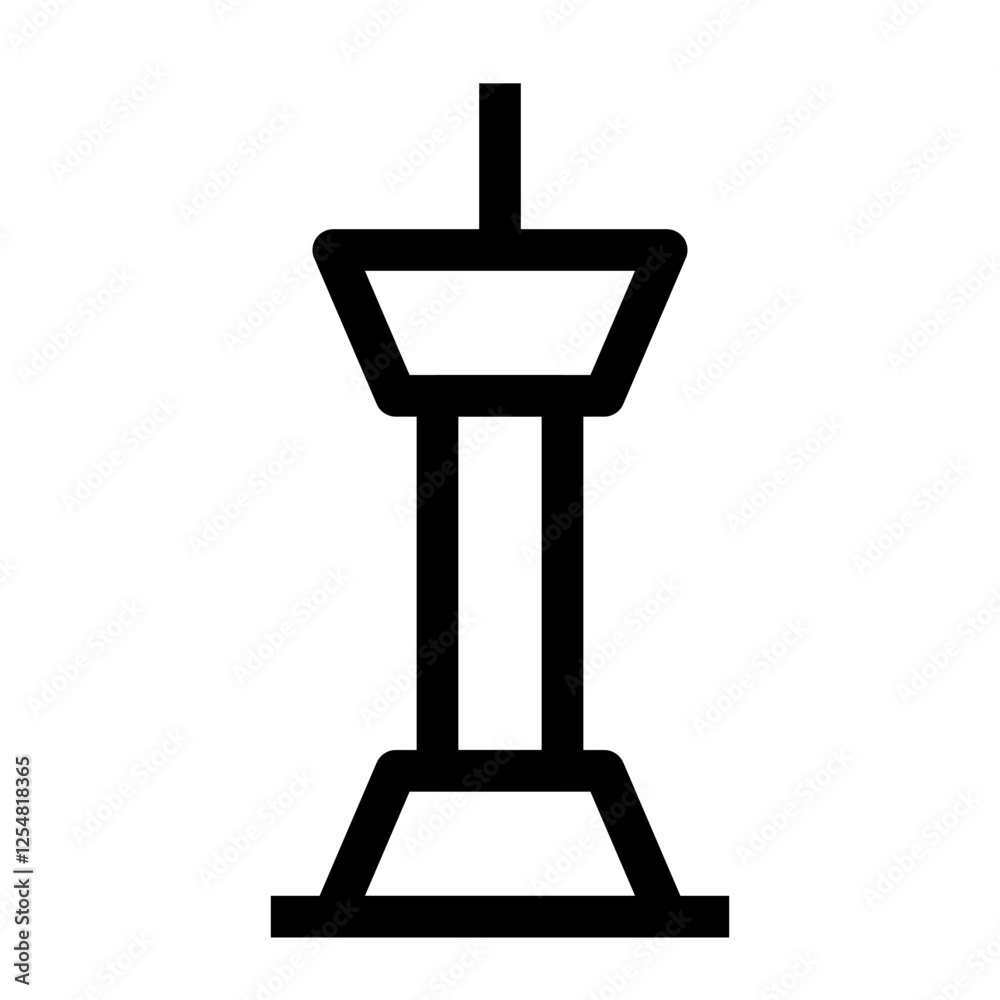 Building thin icon Building thin icon