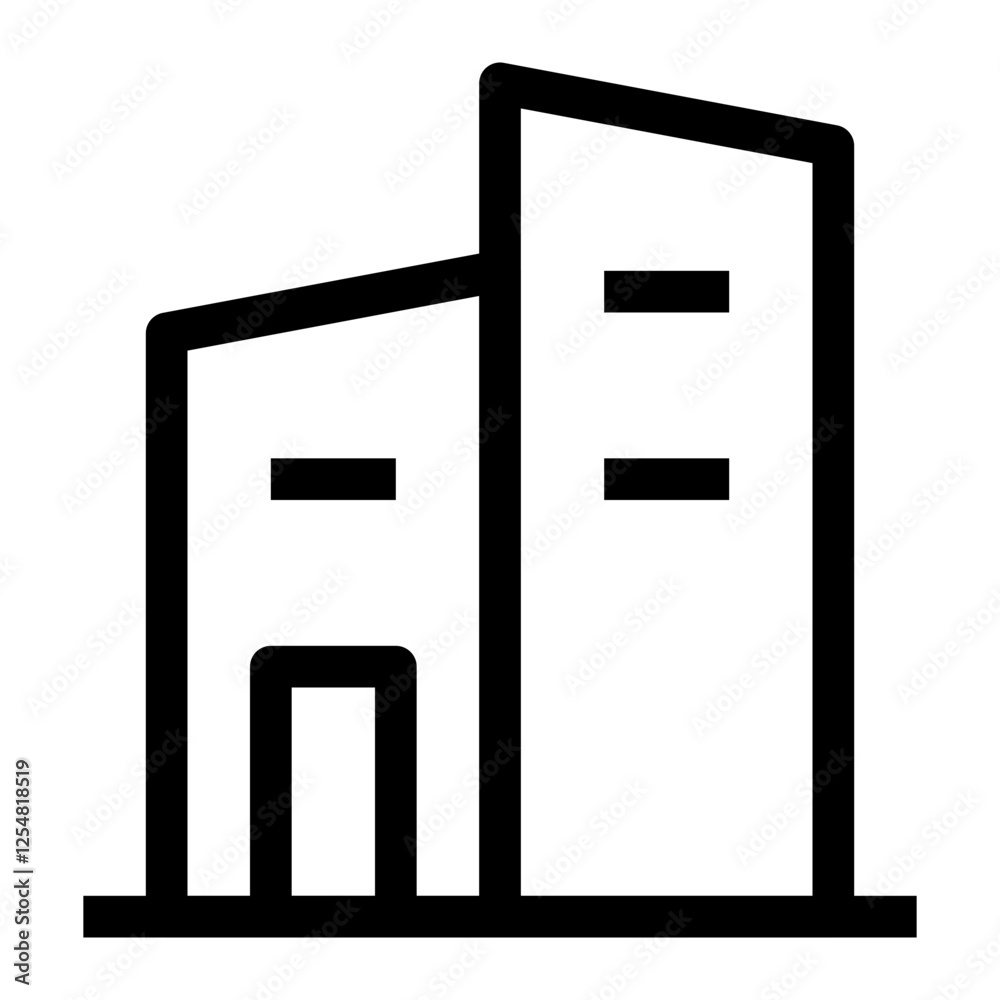 Building thin icon