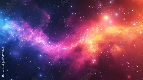 a futuristic whoosing background space blur with vibrant colors