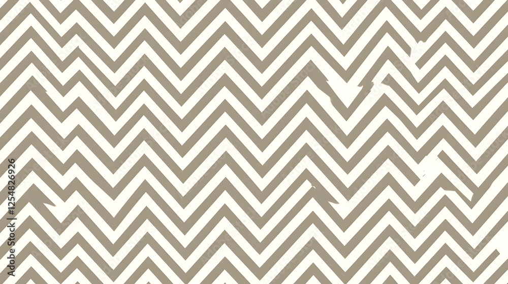 Zigzag pattern in neutral tones creating an abstract design on a textured background combining earthy colors and shapes.