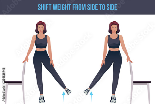 chair exercise,Shift Weight From Side to Side