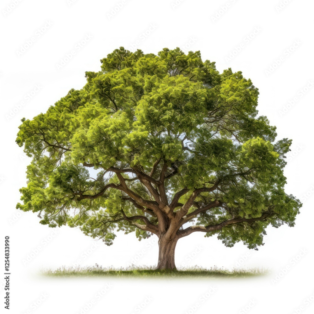 Obraz premium Lush green tree isolated nature