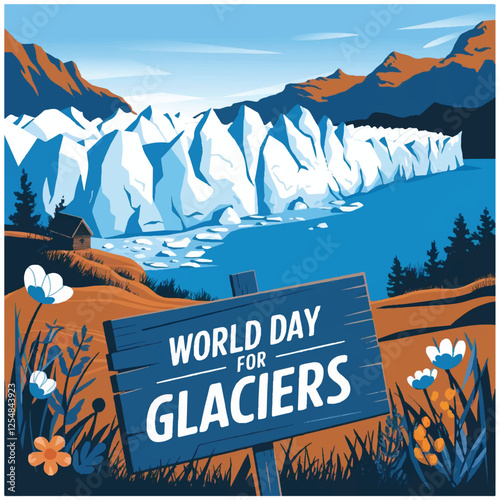 World Day for Glaciers flyer poster image 9.eps