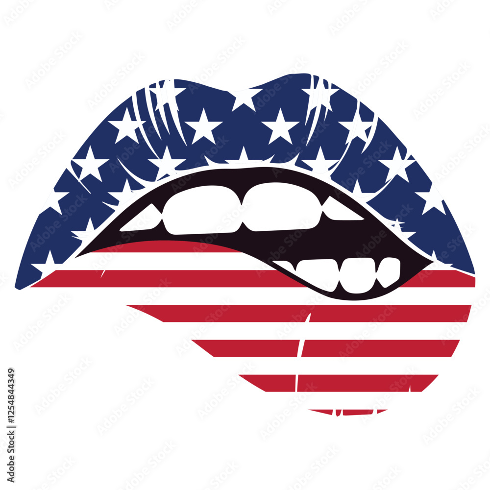 American 4th of July ClipArt Featuring Independence Day Themed Illustrations
