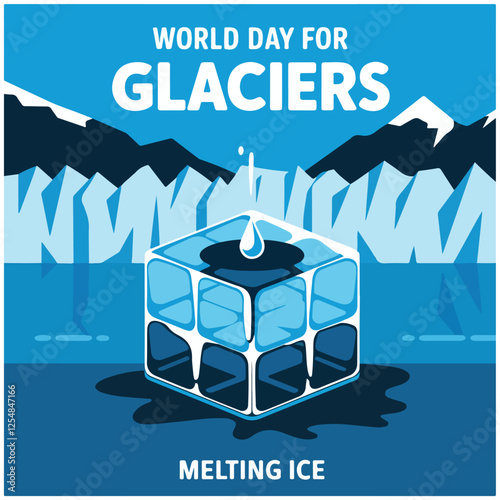 World Day for Glaciers flyer poster image 4.eps