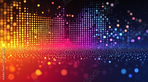 Abstract Colorful Digital Graphic Background photo