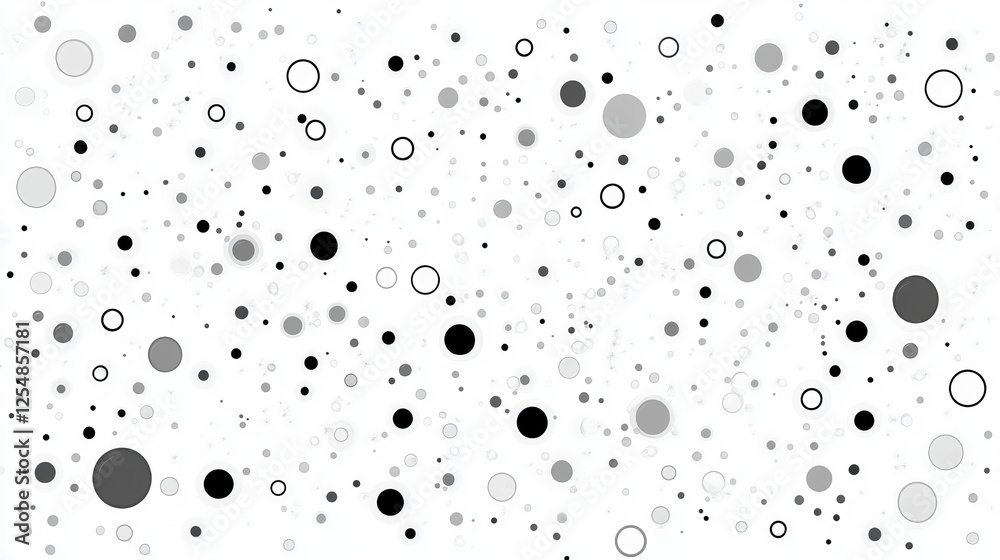 Abstract Circular Shapes Grayscale Pattern on White Backdrop Background Artistic Design Abstract Circular Shapes Grayscale Pattern on White Backdrop Background Artistic Design