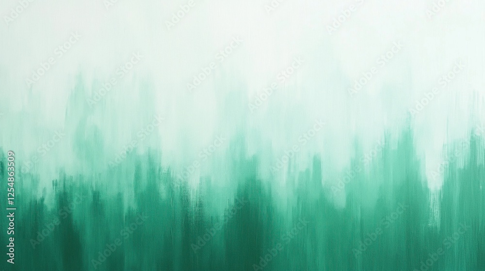 Abstract Green Watercolor Landscape: A Serene Oasis of Nature's Embrace Abstract Green Watercolor Landscape: A Serene Oasis of Nature's Embrace