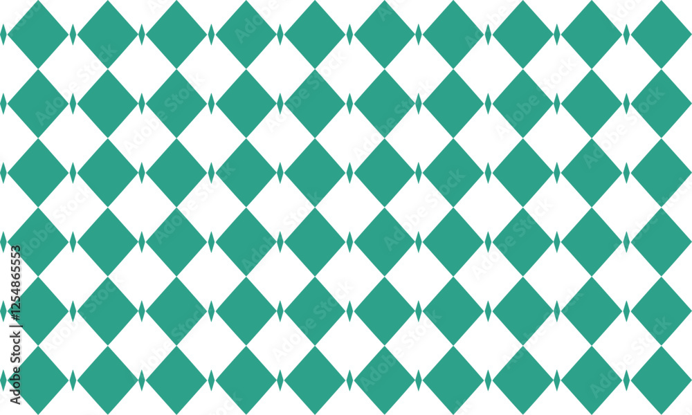 Fototapeta premium seamless geometric pattern, Seamless geometric diamond pattern in two tone green. green diamond checkerboard, chessboard seamless Repeat seamless pattern design for fabric printing or background