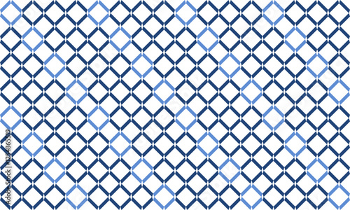 blue plaid fabric texture, blue diamond checkerboard repeat pattern, replete image, design for fabric printing, rhombus grid net
