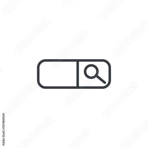 Search Bar line icon