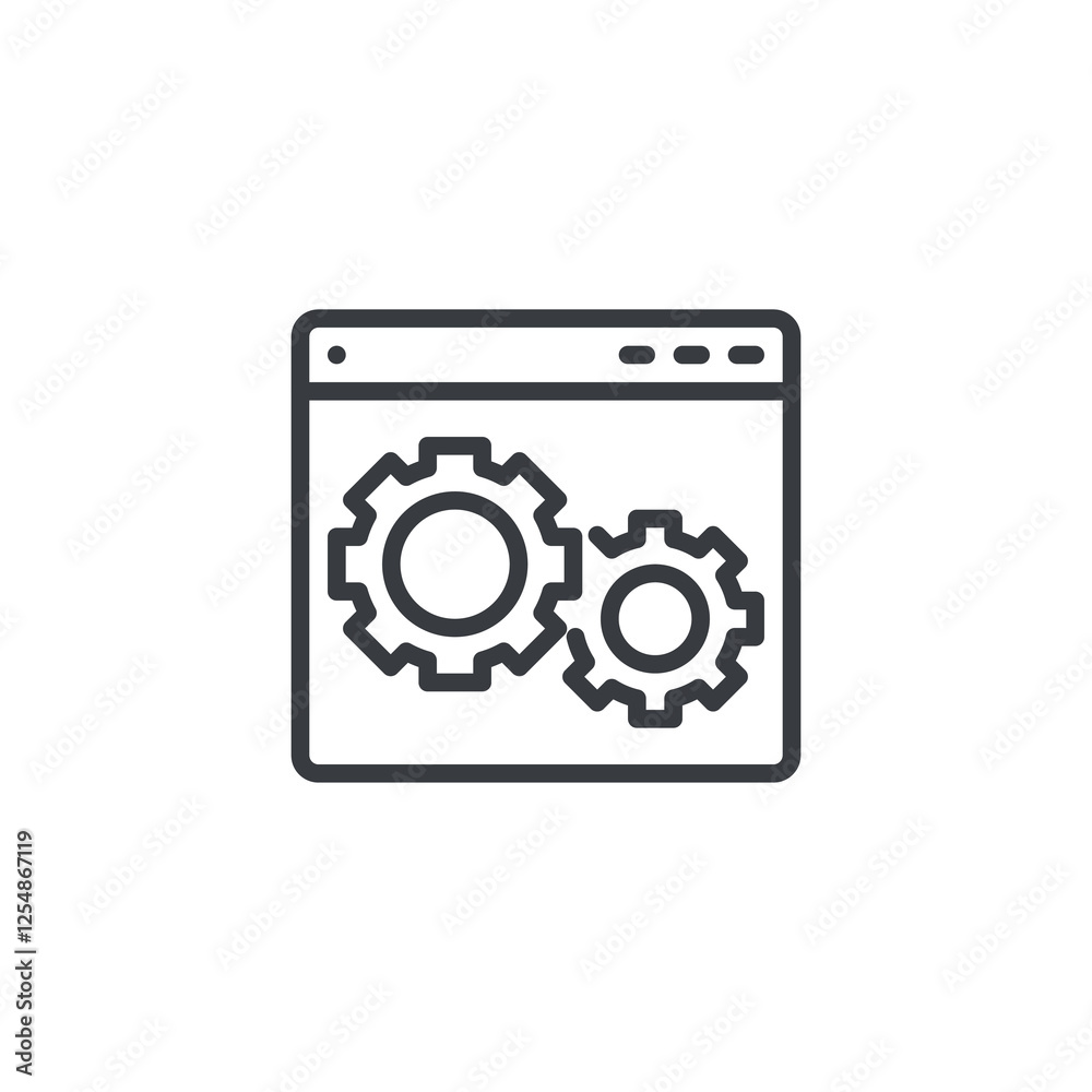 On-Page SEO line icon On-Page SEO line icon