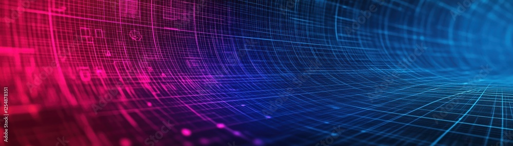 A colorful abstract background with digital waves of blue and pink. Perfect for technology and digital-themed projects. A colorful abstract background with digital waves of blue and pink. Perfect for technology and digital-themed projects.