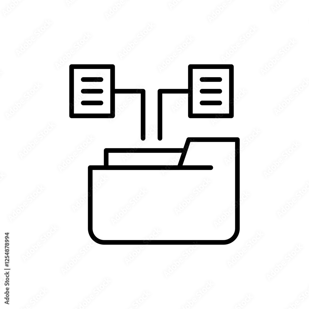 Data collection outline icons, minimalist vector illustration ,simple transparent graphic element .Isolated on white background Data collection outline icons, minimalist vector illustration ,simple transparent graphic element .Isolated on white background