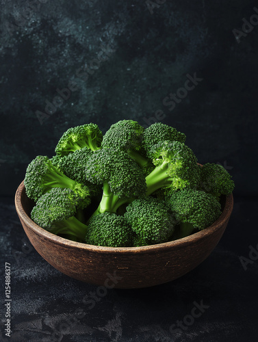 vegetable close up picture of fresh green Broccoli