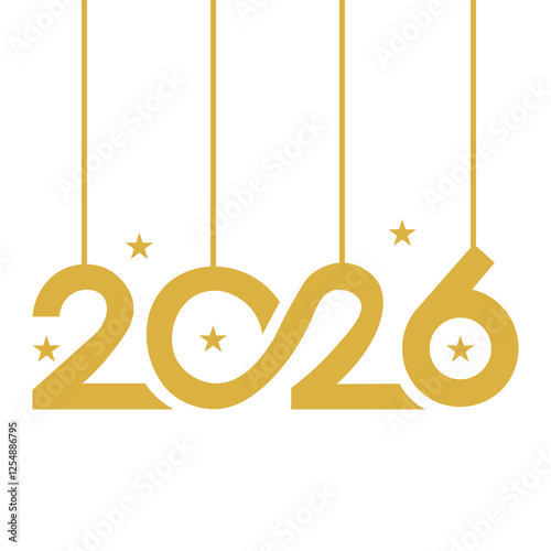 2026 New Year Lettering