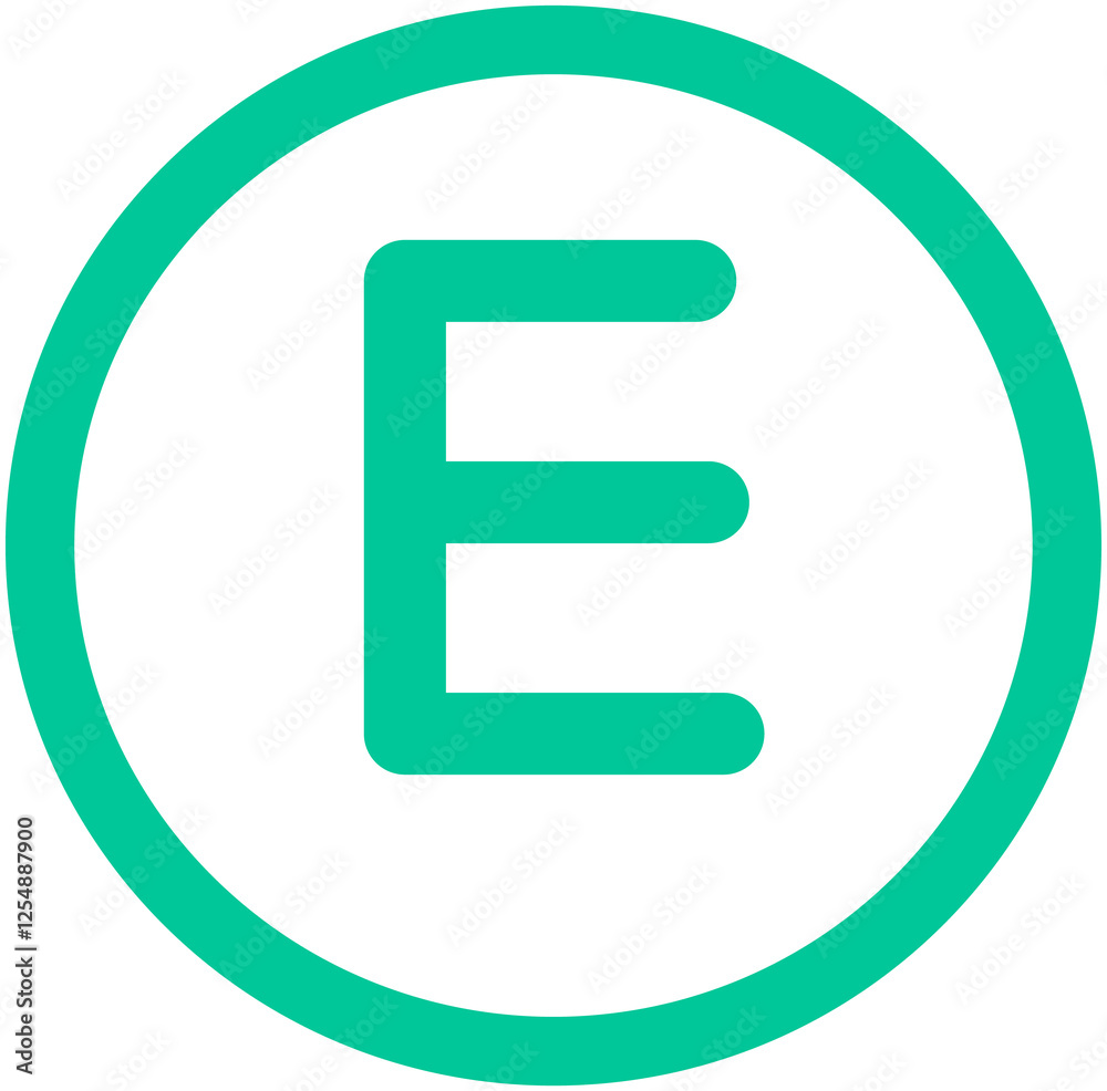 Vitamin E wireframe icon