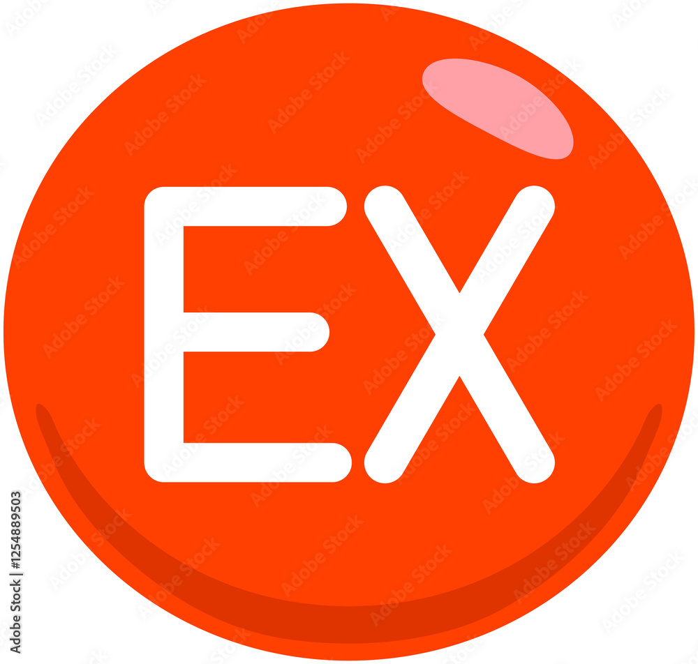 Obraz premium EX upgrade Element icon