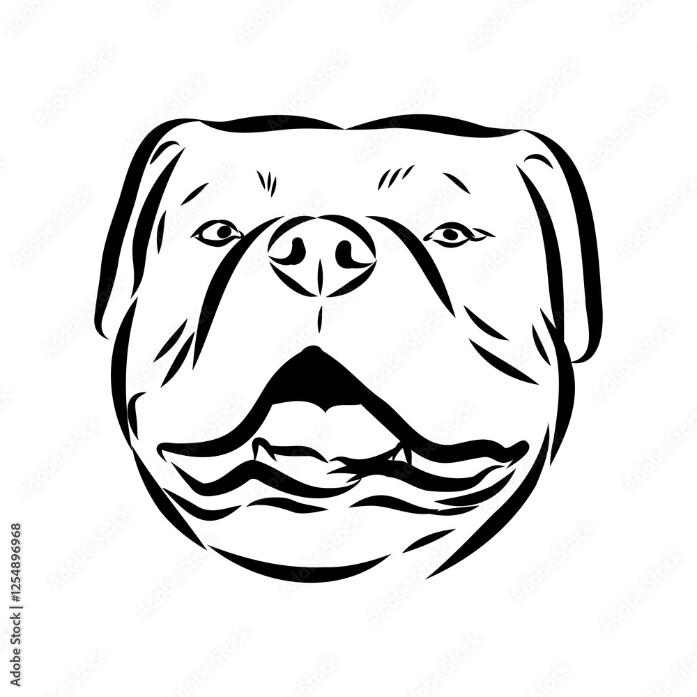 Alapaha Blue Blood Bulldog silhouette design Alapaha Blue Blood Bulldog silhouette design