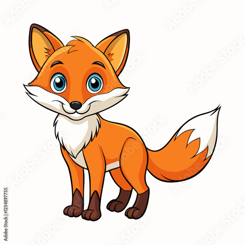 red fox cartoon