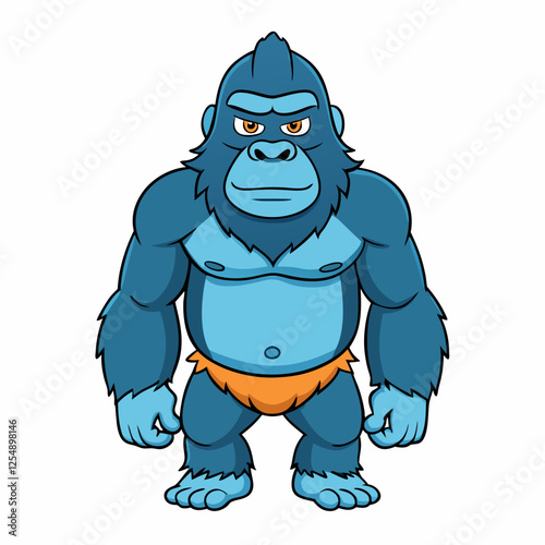 super hero cartoon unique gorilla