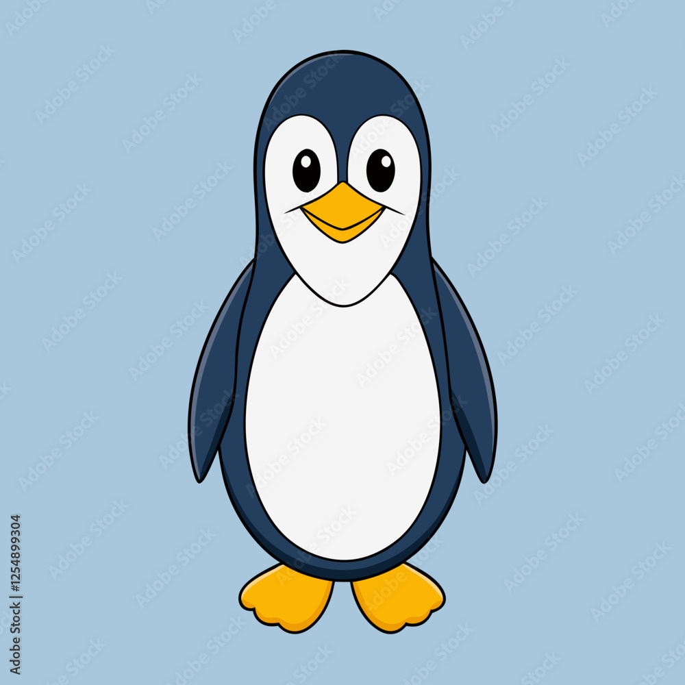 Obraz premium penguin on ice