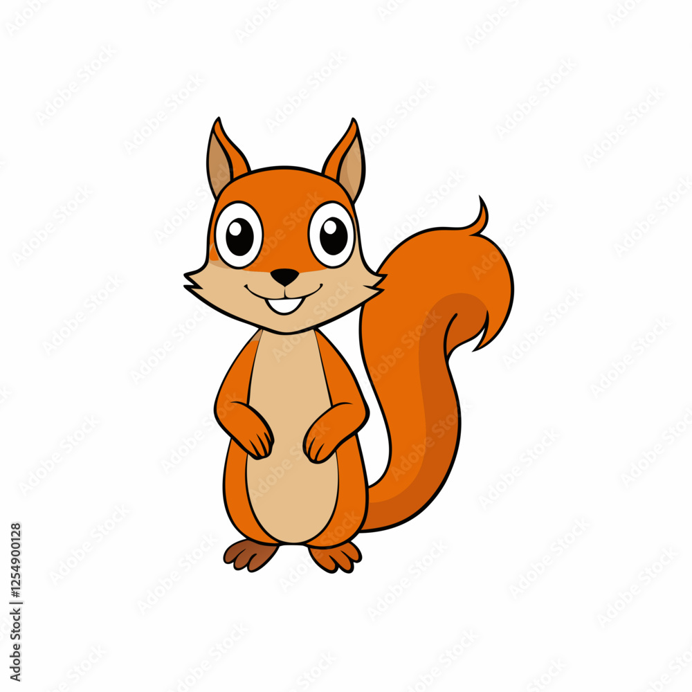 Obraz premium squirrel cartoon vector