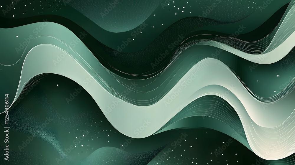 Vector green background with white lines and shapes
Vector green background with white lines and shapes