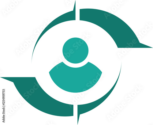 Man Power security icon s icon logo vector