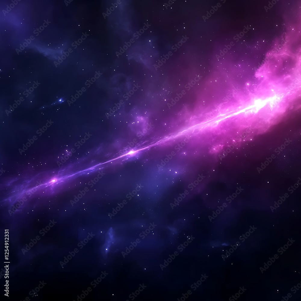 Ethereal Cosmic Stream of Celestial Energy in the Dark Expanse of Space and Nebula Formation Ethereal Cosmic Stream of Celestial Energy in the Dark Expanse of Space and Nebula Formation