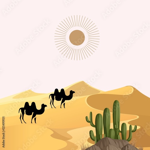 camel in desert