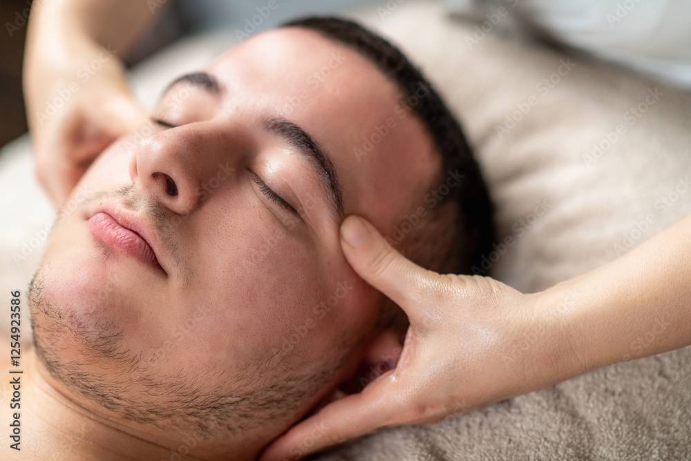 Rejuvenating face massage for men, focusing on relieving tension, improving blood circulation, and promoting healthier, smoother skin. Known for its relaxation and skin revitalizing benefits. Rejuvenating face massage for men, focusing on relieving tension, improving blood circulation, and promoting healthier, smoother skin. Known for its relaxation and skin revitalizing benefits.