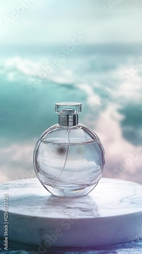 product advertising video of a perfume bottle