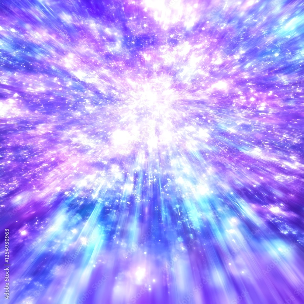 Cosmic Radiance Fractal Burst Dynamic Energy Field of Light Purple and Blue Hues Abstract Cosmic Radiance Fractal Burst Dynamic Energy Field of Light Purple and Blue Hues Abstract
