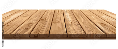 Pine wood table top empty clear surface, transparent cut-out png, rustic wood texture, wooden table background, pine texture, clean nature wood background